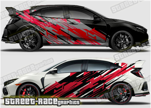 Honda Civic rally graphics 003