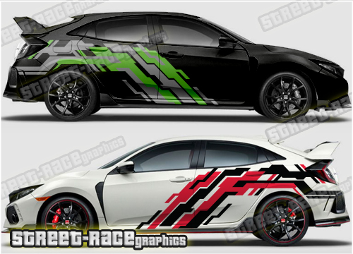 Honda Civic rally graphics 004