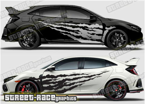 Honda Civic rally graphics 006