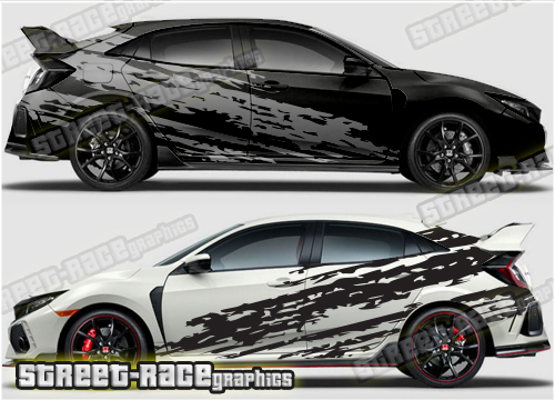 Honda Civic rally graphics 007