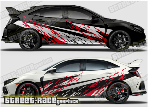 Honda Civic rally graphics 008