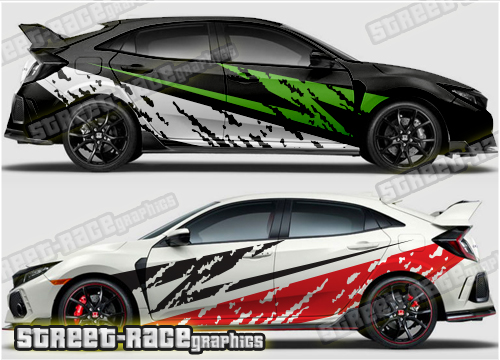 Honda Civic rally graphics 009