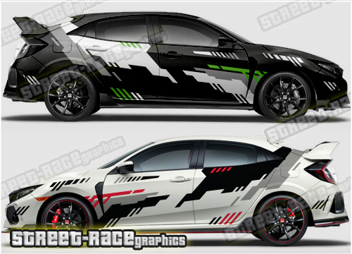 Honda Civic rally graphics 010
