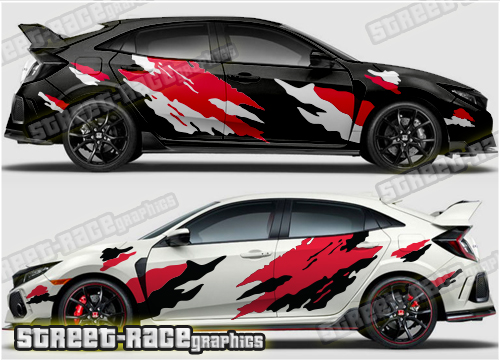 Honda Civic rally graphics 012 - Touring