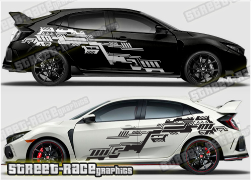 Honda Civic rally graphics 013