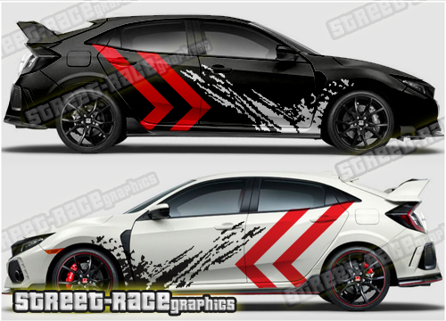 Honda Civic rally graphics 018