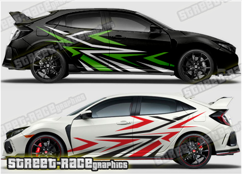 Honda Civic rally graphics 019
