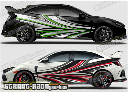 Honda Civic rally graphics 021