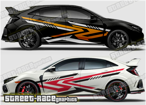 Honda Civic rally graphics 022