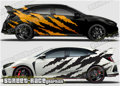 Honda Civic rally graphics 023