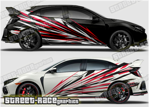 Honda Civic rally graphics 024