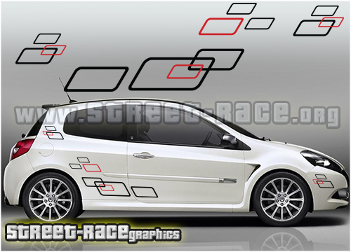 Renault Clio sides 054 -squares large