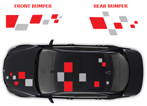 Renault squares full 043 sticker kit