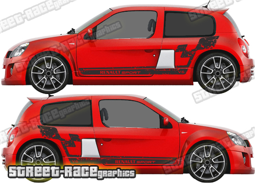 003 - Renault Clio R3 sides - MK2 V6
