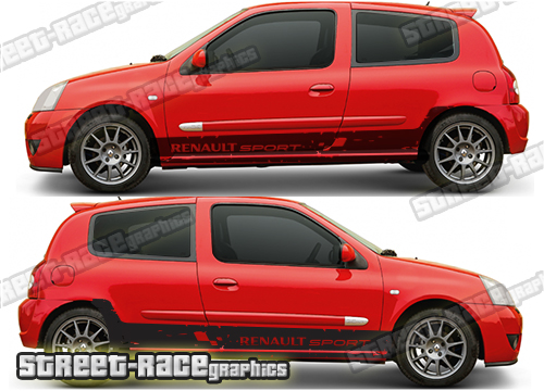 009 - Clio R3 MK1 & 2 rally side sticker kit