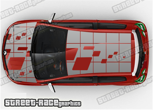 Renault Clio F1 Team MK3 roof & bonnet stickers