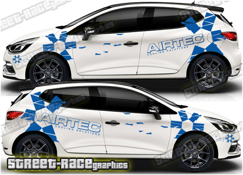 Clio MK4 rally graphics 035 - Airtec racing graphics