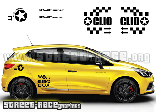 Clio MK4 sides 053 - RS200 stickers