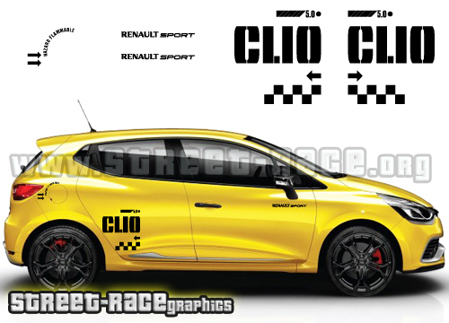 Clio MK4 sides 052 - RS200 stickers