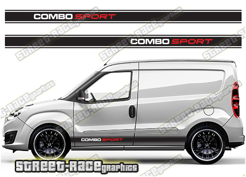 Vauxhall Combo racing stripes 004