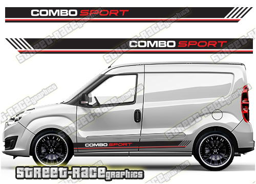 Vauxhall Combo racing stripes 011