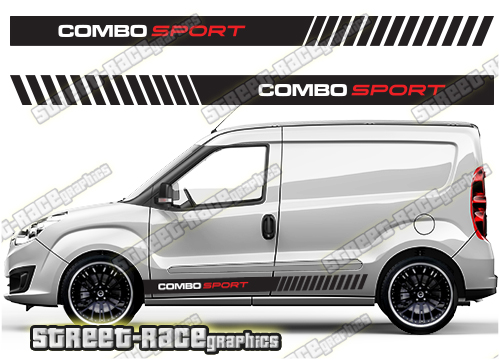 Vauxhall Combo racing stripes 017