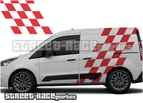 Ford Transit Connect 016 large flag squares