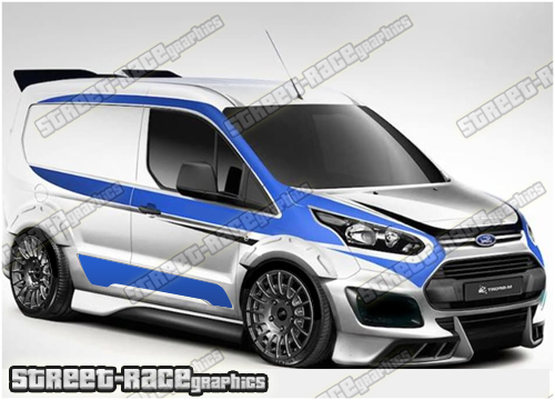 Ford Transit Connect M-SPORT Full stripes 030
