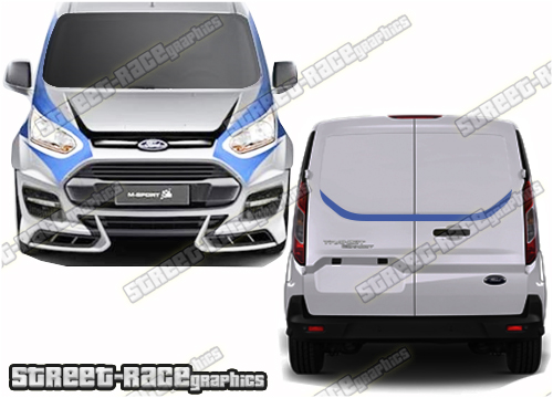 Ford Transit Connect M-SPORT Full stripes 030 - Image 3