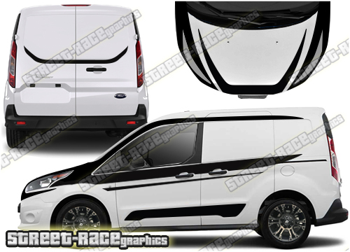 *SALE - READ DESCRIPTION - Ford Transit Connect M-SPORT Full stripes 031A (UK VERSION) - Image 3