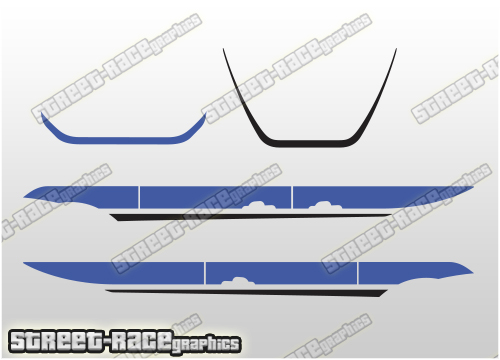 Ford Transit Connect M-SPORT Full stripes 034A (UK VERSION) - Image 2