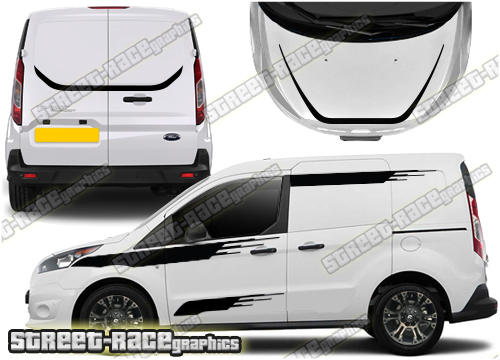 Ford Transit Connect M-SPORT Full stripes 044A