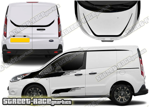 Ford Transit Connect M-SPORT Full stripes 046A