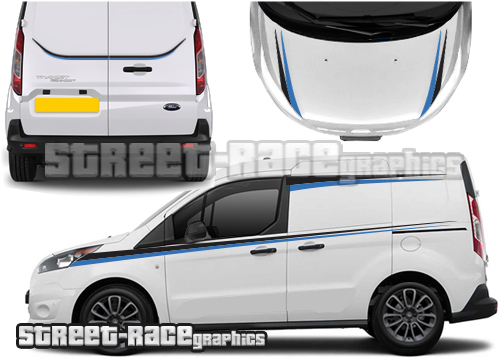 Ford Transit Connect FULL 006 M-SPORT graphics