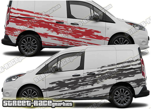 Ford Transit Connect Rally 006 graphics