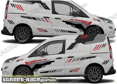 Ford Transit Connect rally 009 graphics