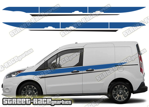 Ford Transit Connect 020 M-SPORT side stripes (UK VERSION)