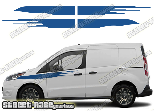 Ford Transit Connect 023 M-SPORT side stripes