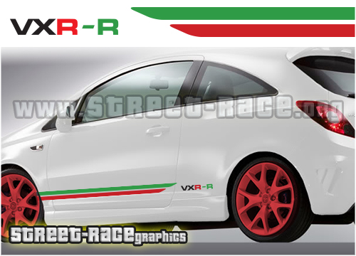 Corsa side racing stripes 013 - VXR-R