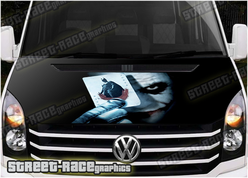 109 - VW Crafter / Mercedes Sprinter bonnet wrap (Joker)