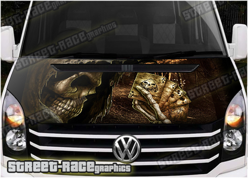 220 - VW Crafter / Mercedes Sprinter bonnet wrap (Reaper)
