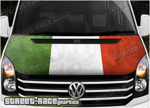 705 - VW Crafter / Mercedes Sprinter bonnet wrap (Italian flag)