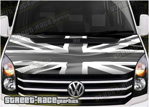 707 - VW Crafter / Mercedes Sprinter bonnet wrap (Union Jack)