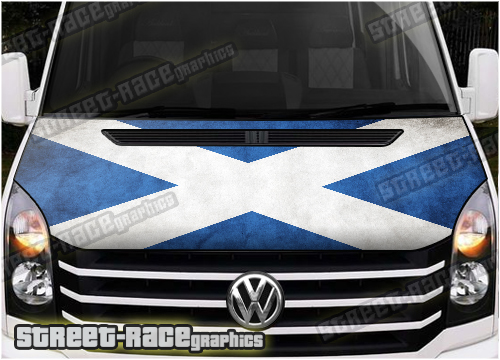 709 - VW Crafter / Mercedes Sprinter bonnet wrap (Scotland flag)