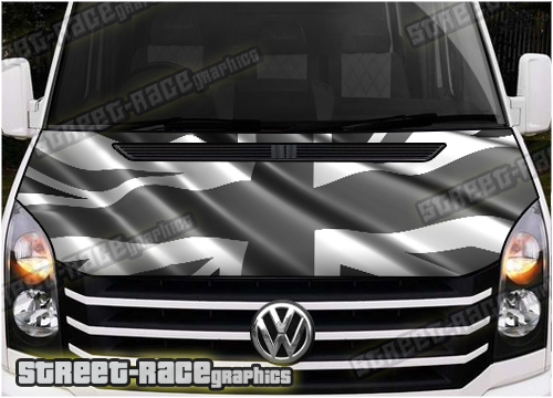 732 - VW Crafter / Mercedes Sprinter bonnet wrap (Union Jack)
