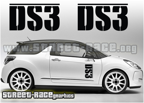 004 Citroen DS3 door sticker kit