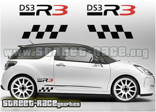 006 Citroen DS3 R3 sticker kit