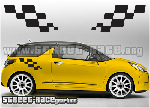 070 - Citroen DS3 flag squares