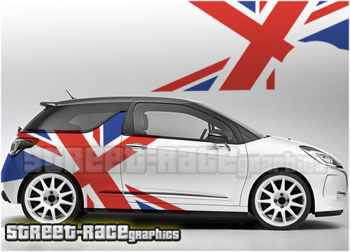 Citroen DS3 graphics Union Jack 078