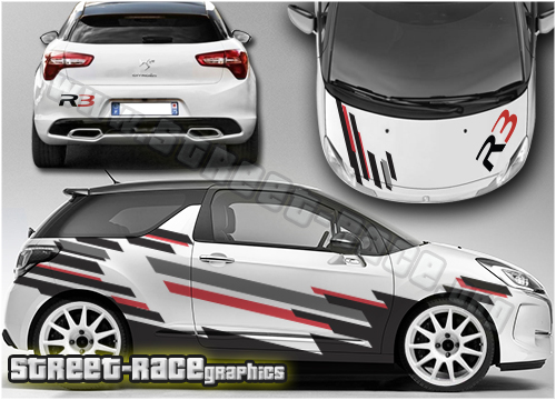 Citroen DS3 rally graphics 012